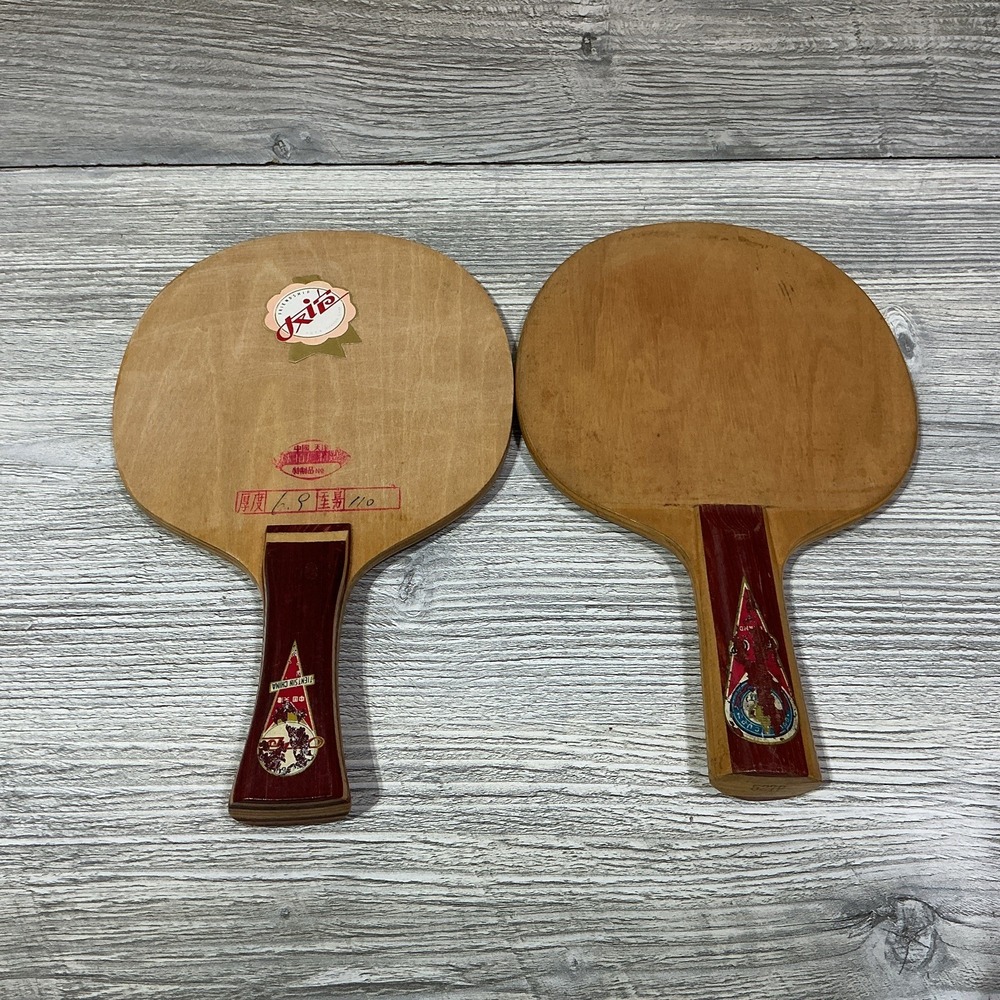Vintage Friendship 729 Ping Pong Paddle Made in Tientsin China RARE